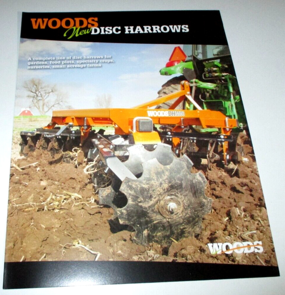 *Woods Disc Harrows Sales Brochure DHS48/64/80 DHM80/96 DHH108T/126T/144T 2015