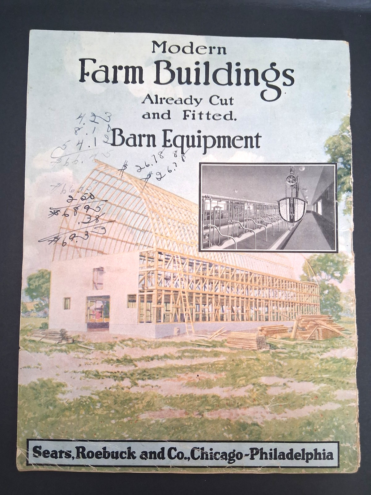 1925 Sears Honor Bilt Barn Catalog Modern Farm Buildings Complete Gothic Roof
