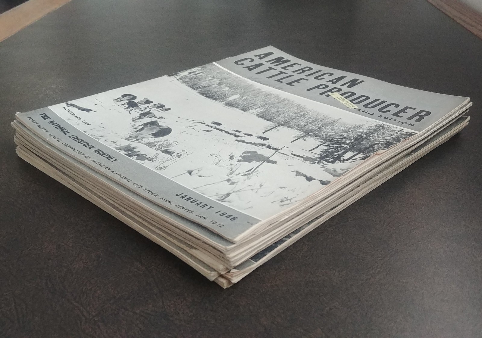 1946 American Cattle Producer [Lot of 10] Idaho Ed. – Livestock Monthly Vintage