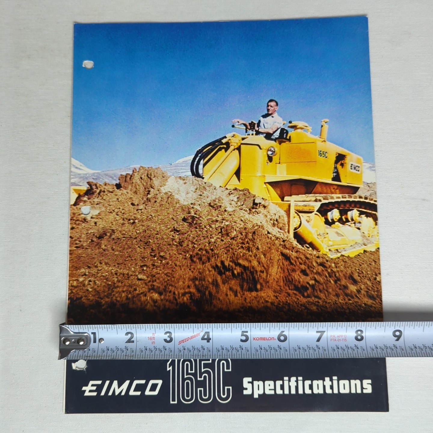 EIMCO 165C Specifications Brochure 1963
