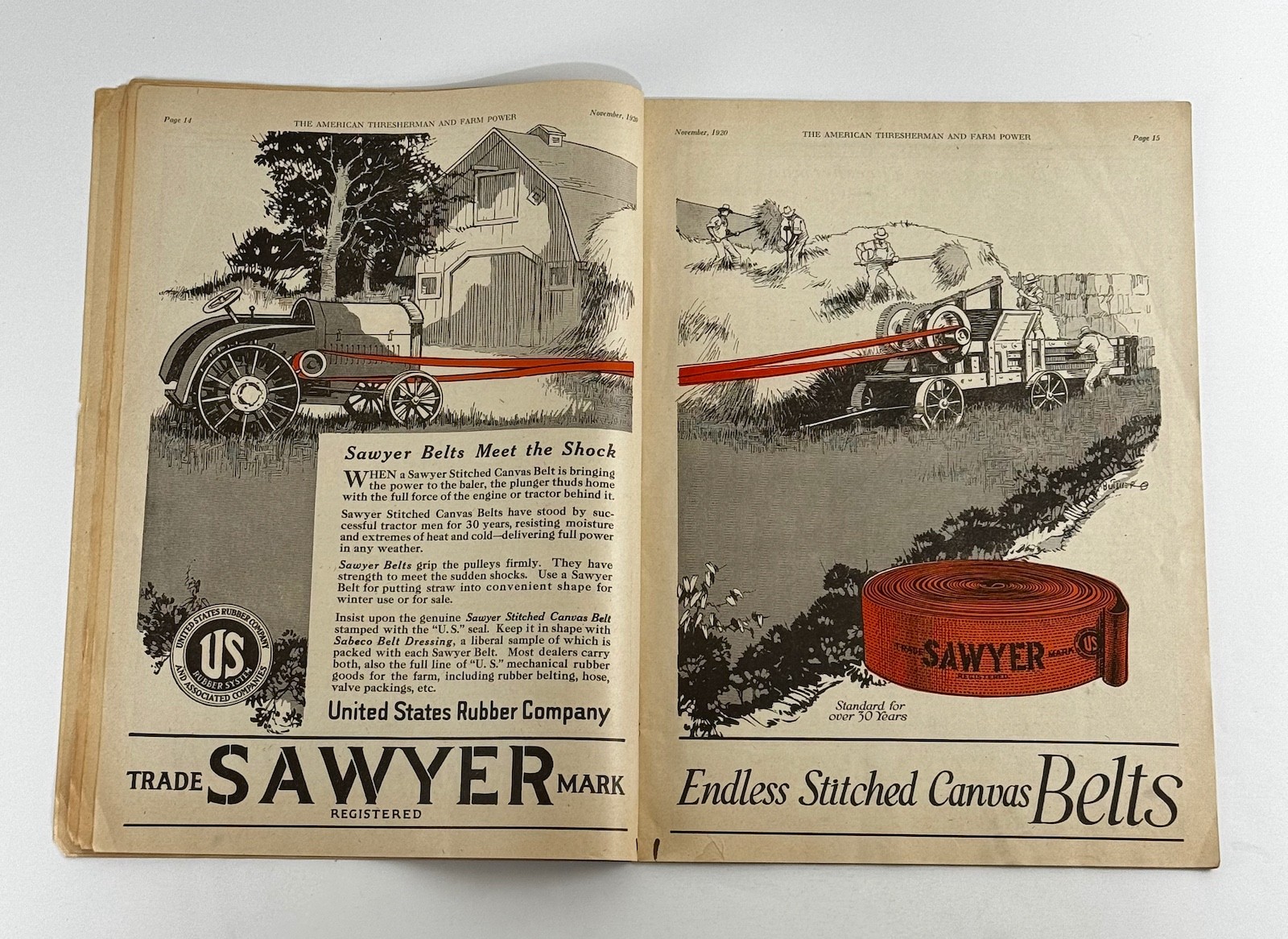 The American Thresherman & Farm Power MAGAZINE November 1920 MADISON, WIS.