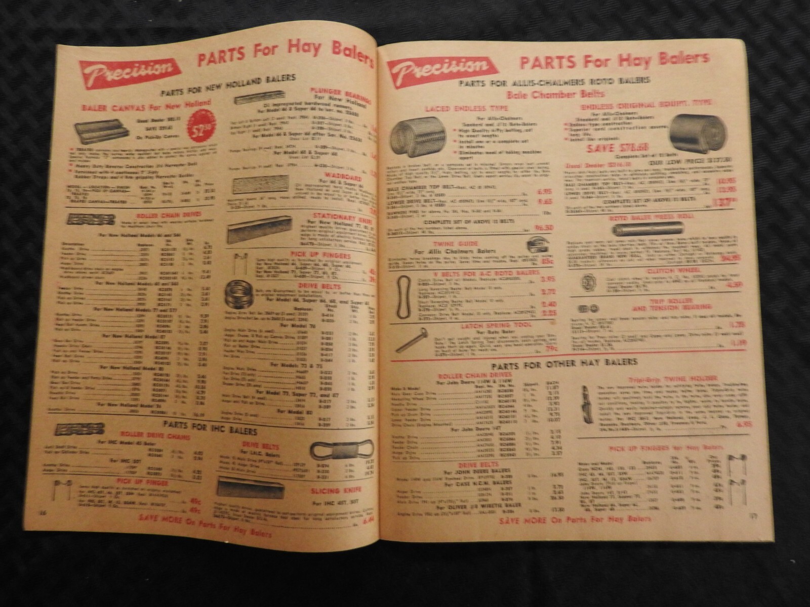Tractor Supply Company 1961 Parts Catalog Case Ford John Deere MF IH AC Oliver