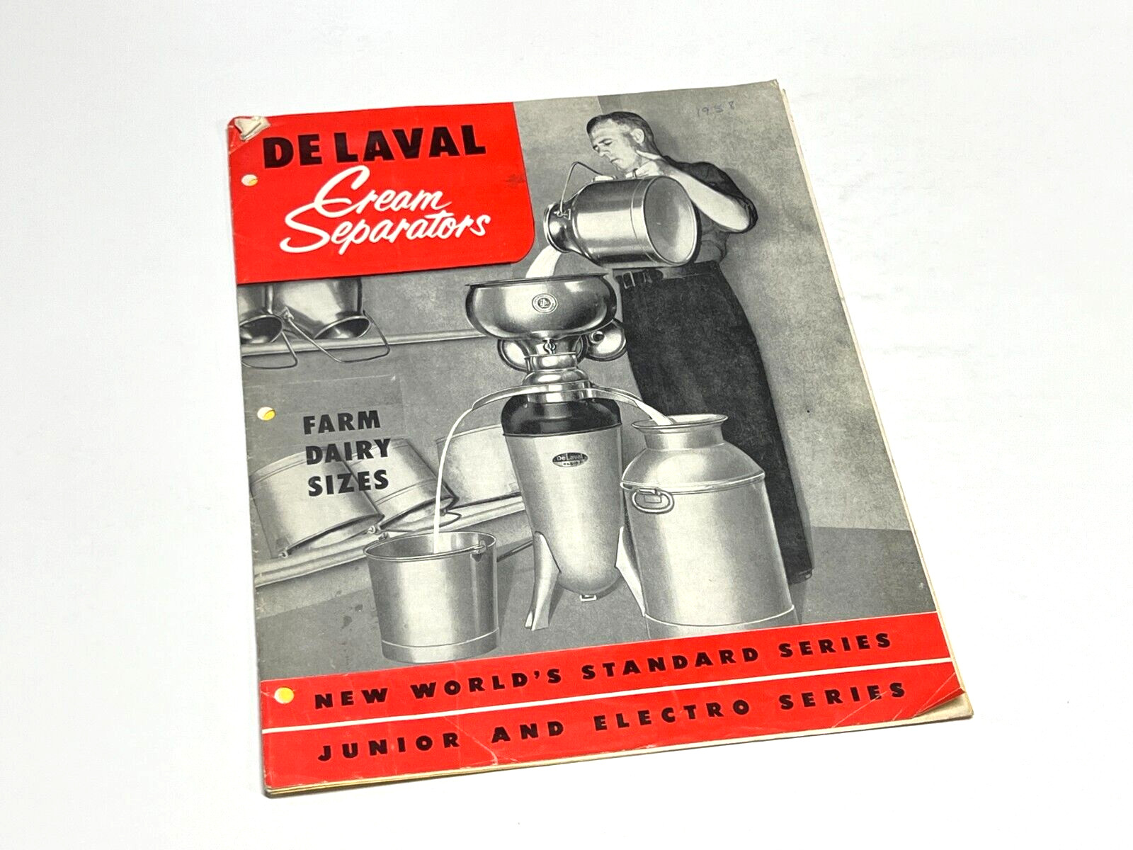 1956 De Laval Cream Separators Farm Dairy Brochure