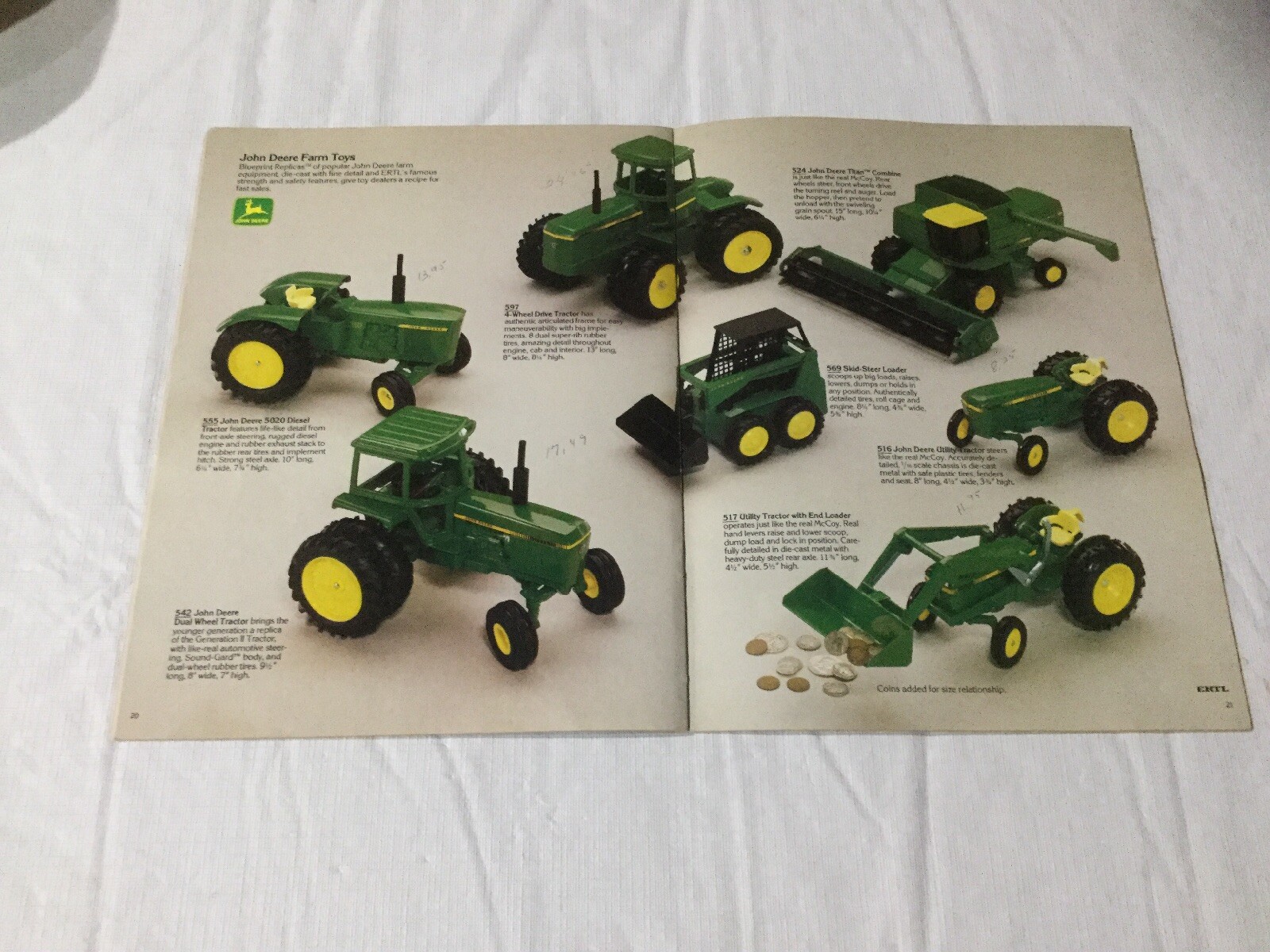Joseph L. Ertl Steel And Die- Cast Toys 32 Pages Sales Brochure