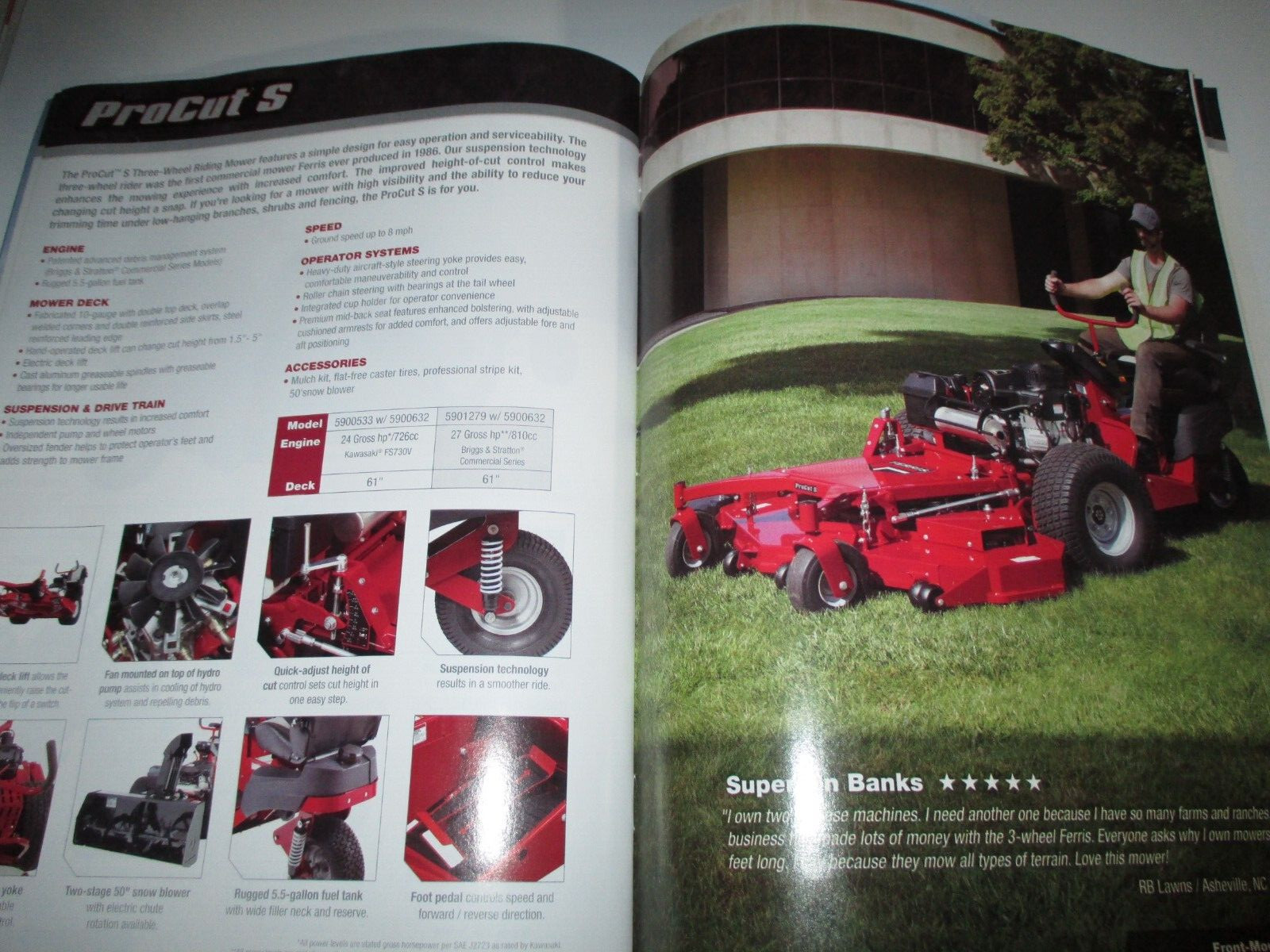 *Ferris 2017 Commercial Mowers & Zero Turns Sales Catalog Manual Brochure