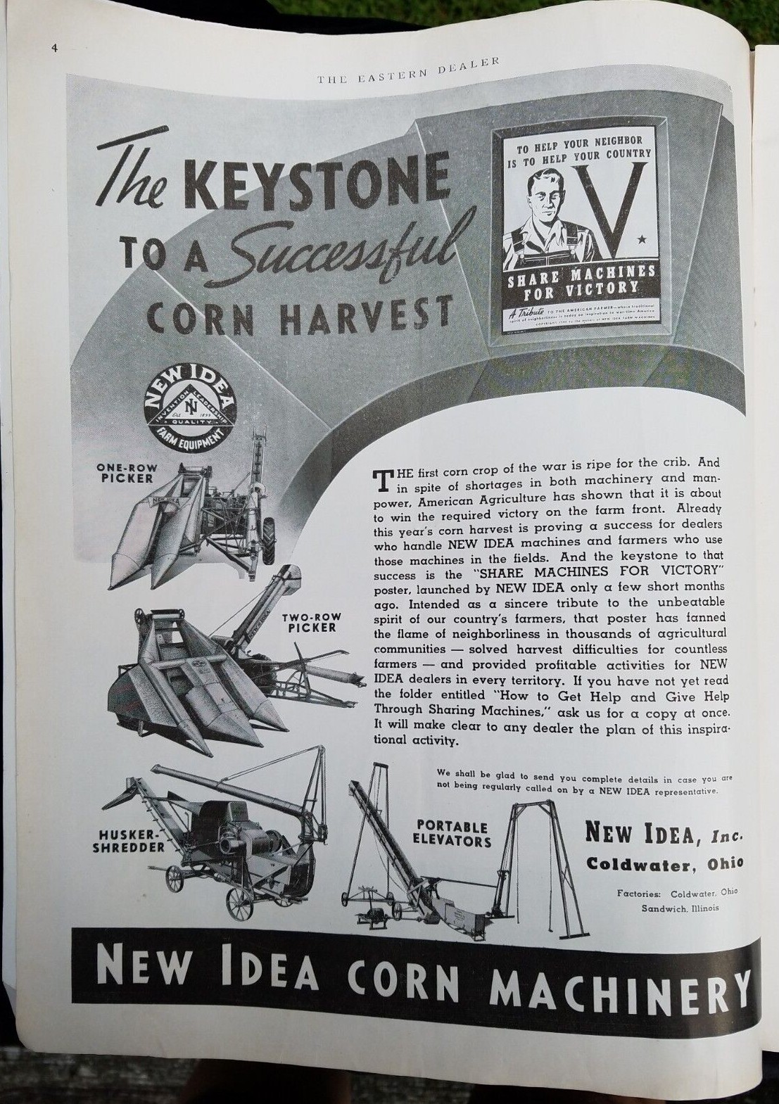 October 1942 Eastern Dealer Farm Implements Vehicle Merchants Wartime Rationing