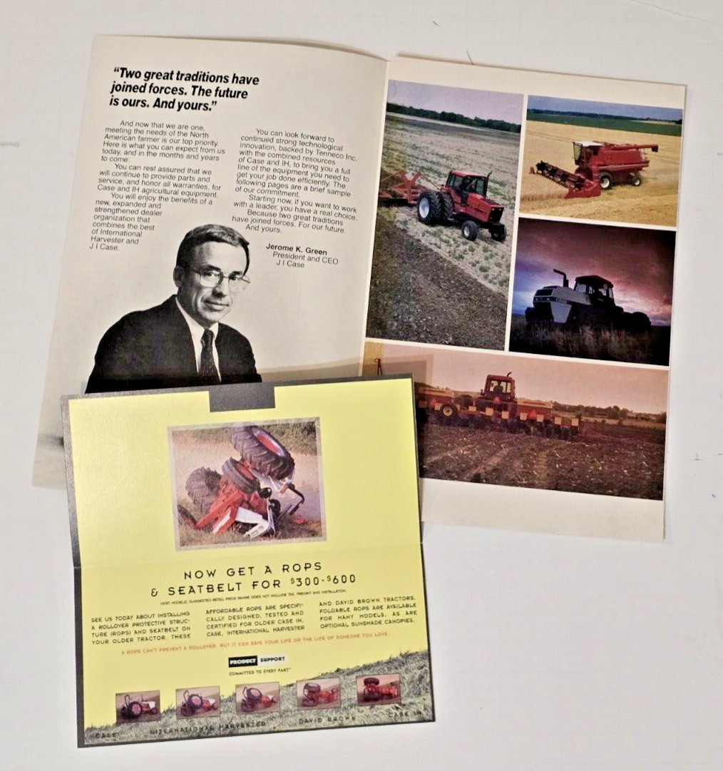 1990s Dealership Advertising Brochures Promos Case IH International Harvester