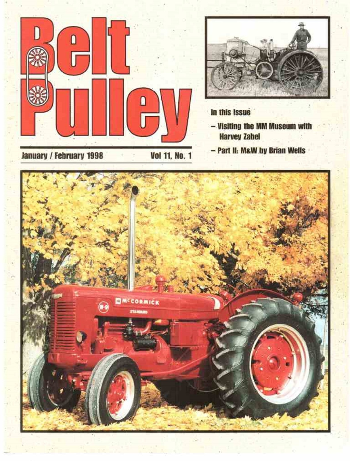 IH McCormick W-9 – Gray Tractor Company Belt Pulley Magazine