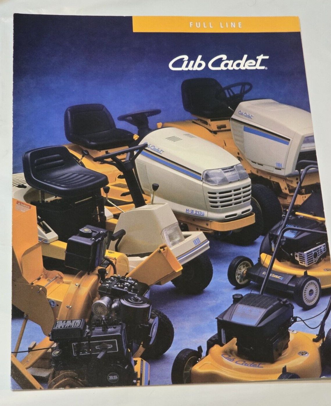 1994 Cub Cadet Ad Brochure Horrisberger Walnut Creek Ohio Full Line Mowers