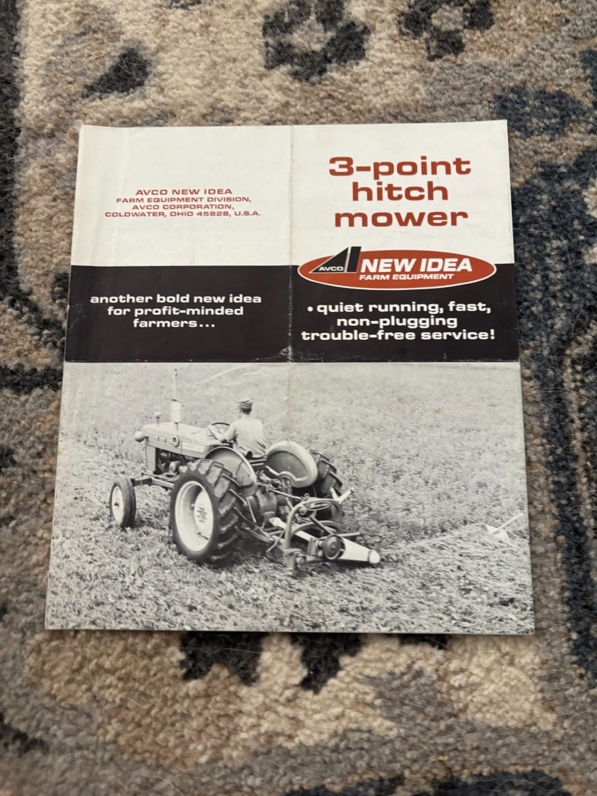 New Idea 3-Point Hitch Mower Brochure FCCA25