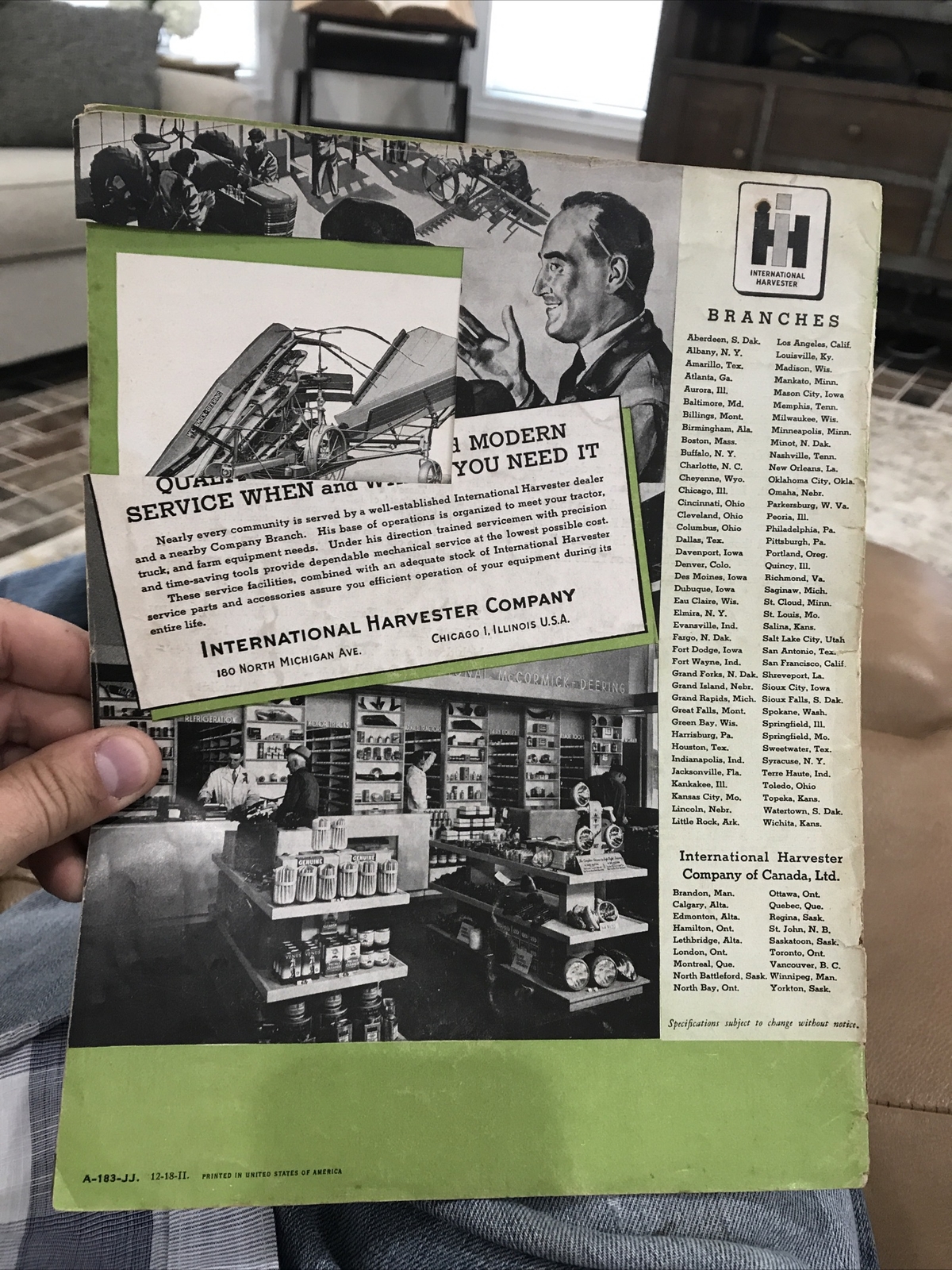 McCORMICK – DEERING ENSILAGE CUTTERS 1930s BROCHURE