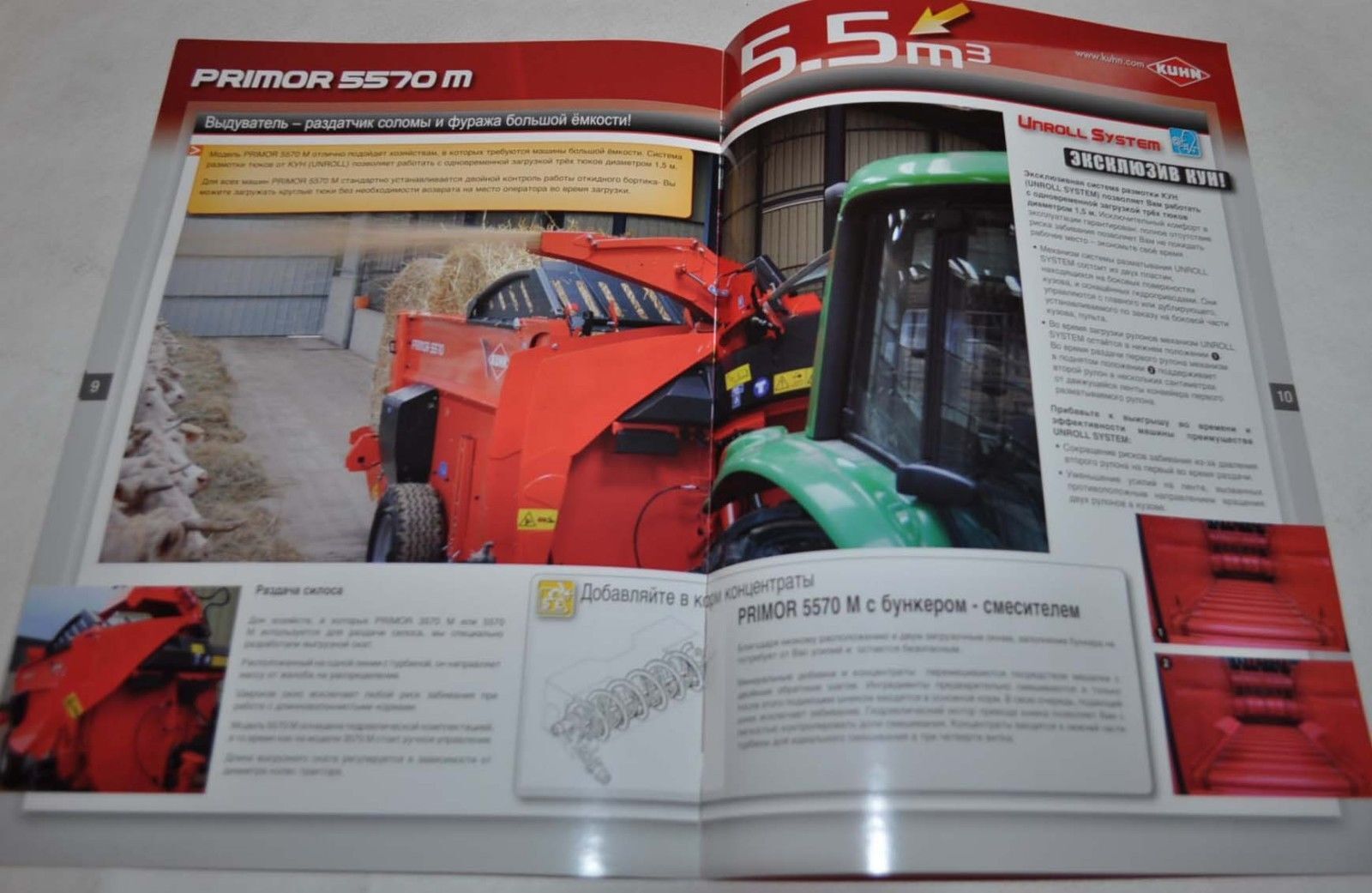 Kuhn Primor Distributors of straw and forage Brochure Prospekt