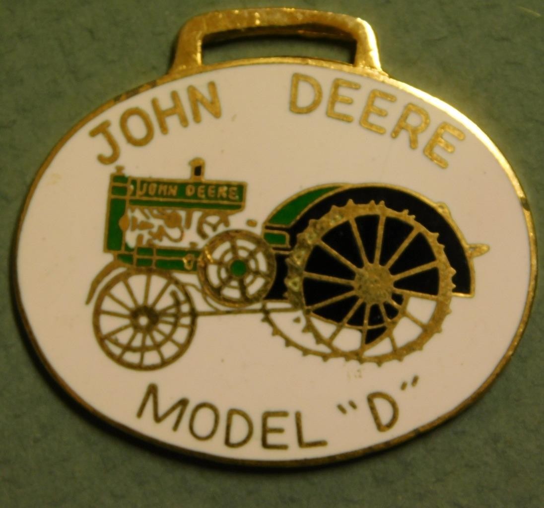 John Deere Model D Early Days Gas Engine Assn. Watch Fob S1A3-1#510