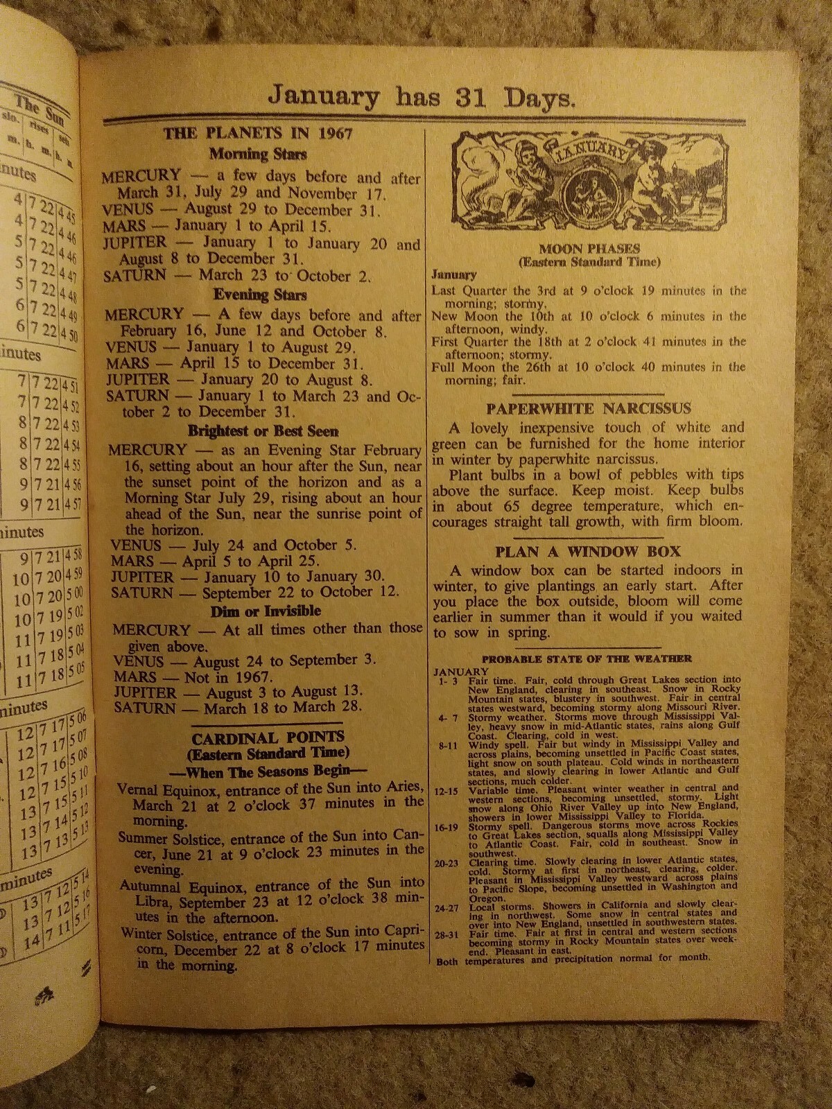 Agricultural Almanac Vol #142 1967 John Baers Sons Lancaster PA