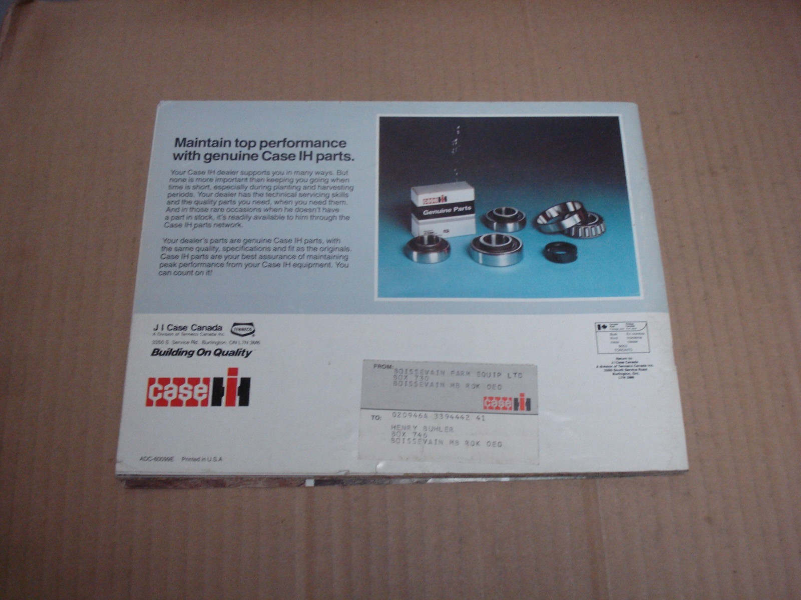 1989 Case International Agricultural Equipment Buyer&rsquo;s Guide