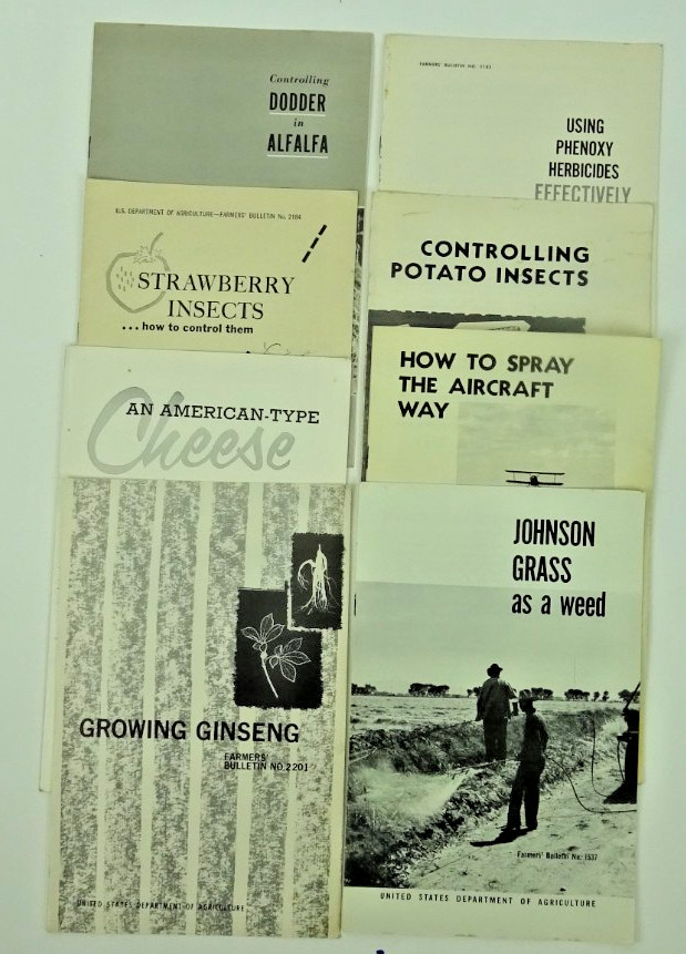 1958-1965 USDA Farmers Bulletins Lot of 8