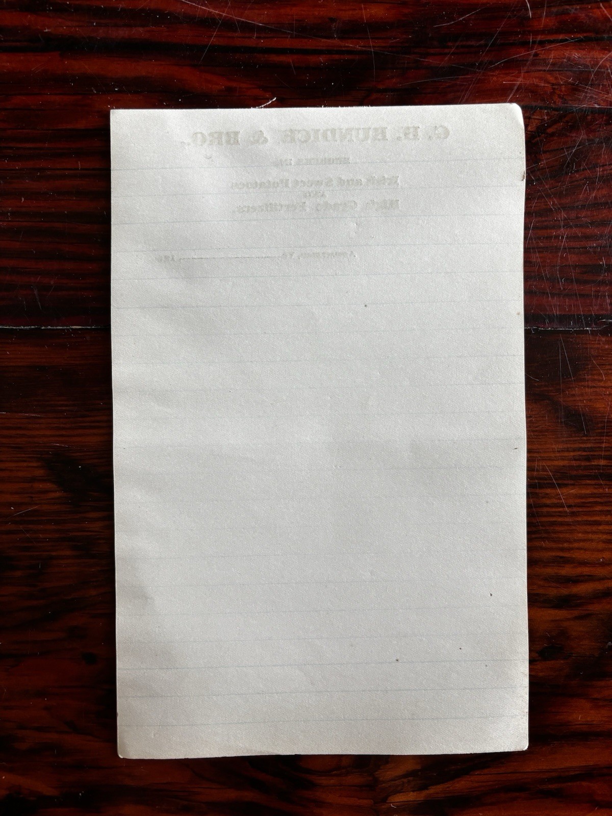 1910s G H Bundick & Bro Assawaman VA Brokers Irish & Sweet Potatoes Stationery