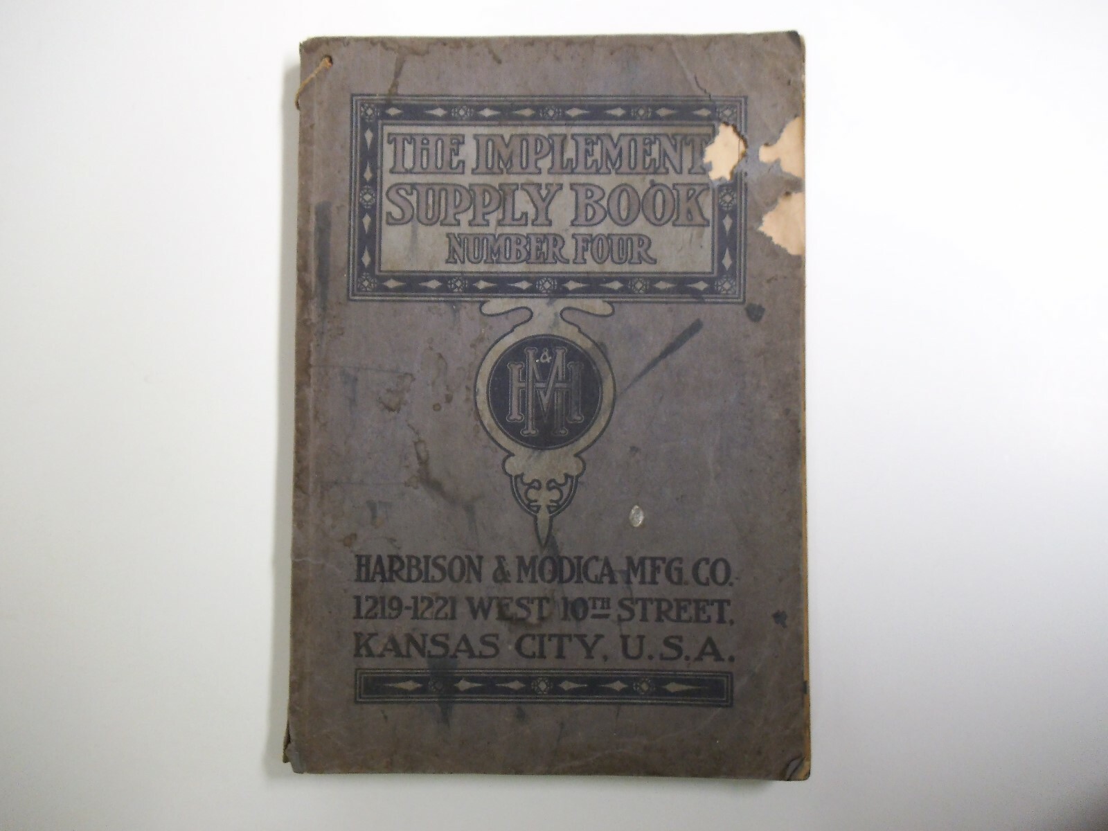 Antique Farm Equipment Manufacturer Catalog Original, Harbison & Modica, 1904