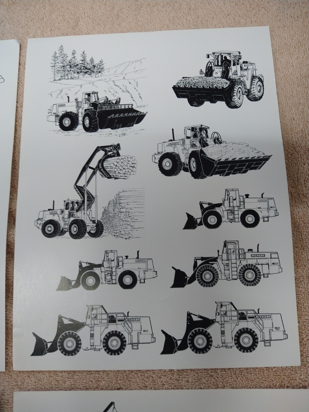 -Vintage- VME Promo Materials Volvo BM Michigan Euclid
