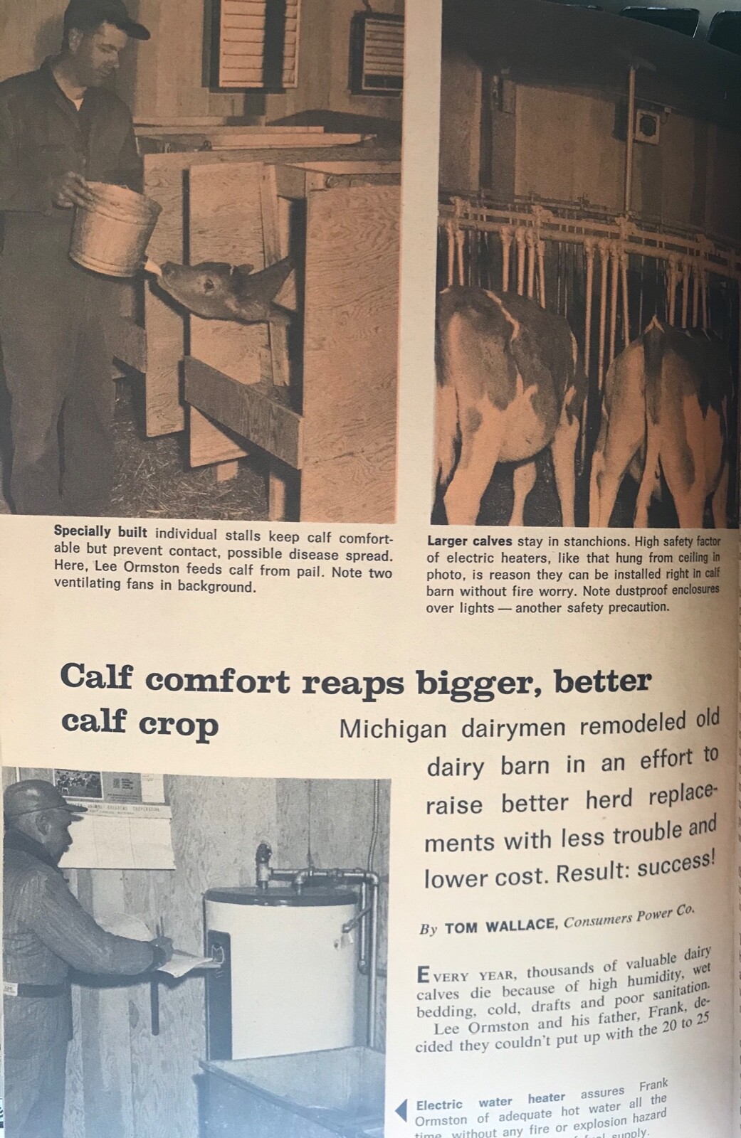 VTG. 1966 ELECTRICITY ON THE FARM EOF Magazine Electromode, McNeil Corp. Milk