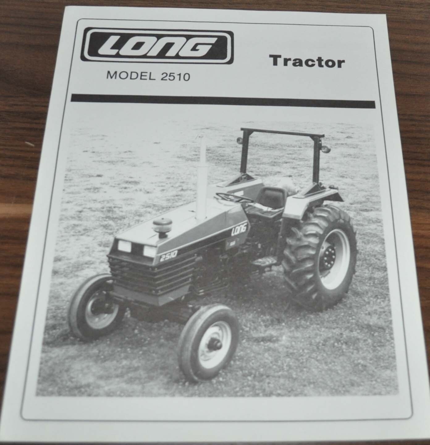 Long Model 2510 Tractor Brochure Prospekt