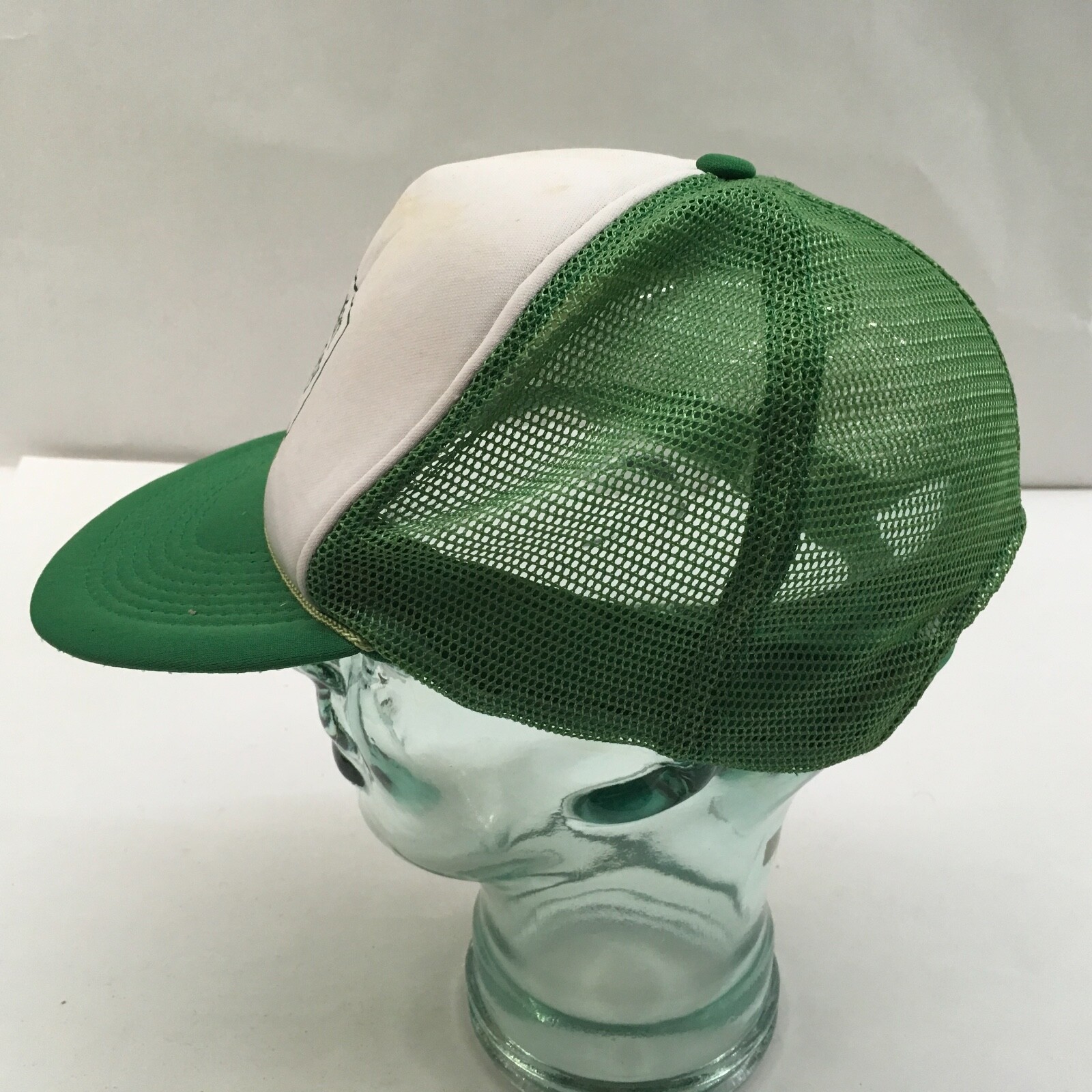 Vintage 1989 Farmer Cap Snap Back Hat Mesh Foam Wisconsin Electric Smart Money