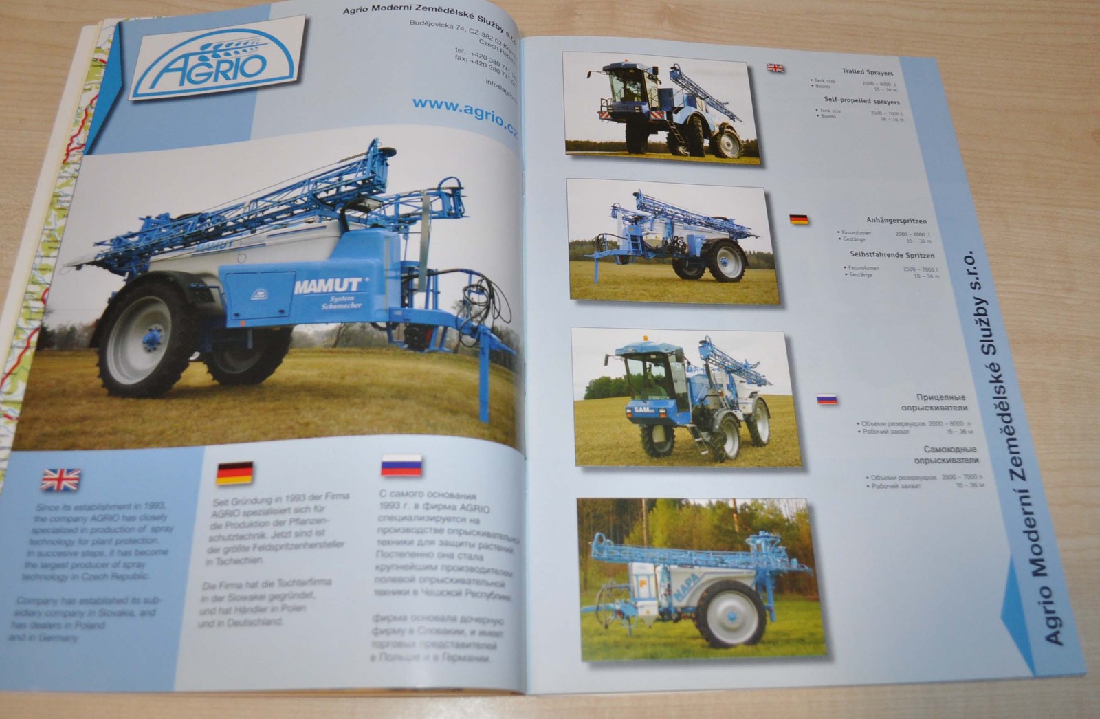 Czech Republic CZ 2007 Brno Catalog Agricultural Machinery Brochure Prospekt