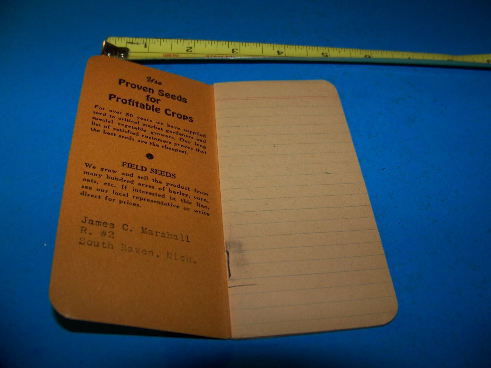 L.P. Gunson & Co. « Seedsmen » « Daily Reminder » Memo Booklet Vintage 1947