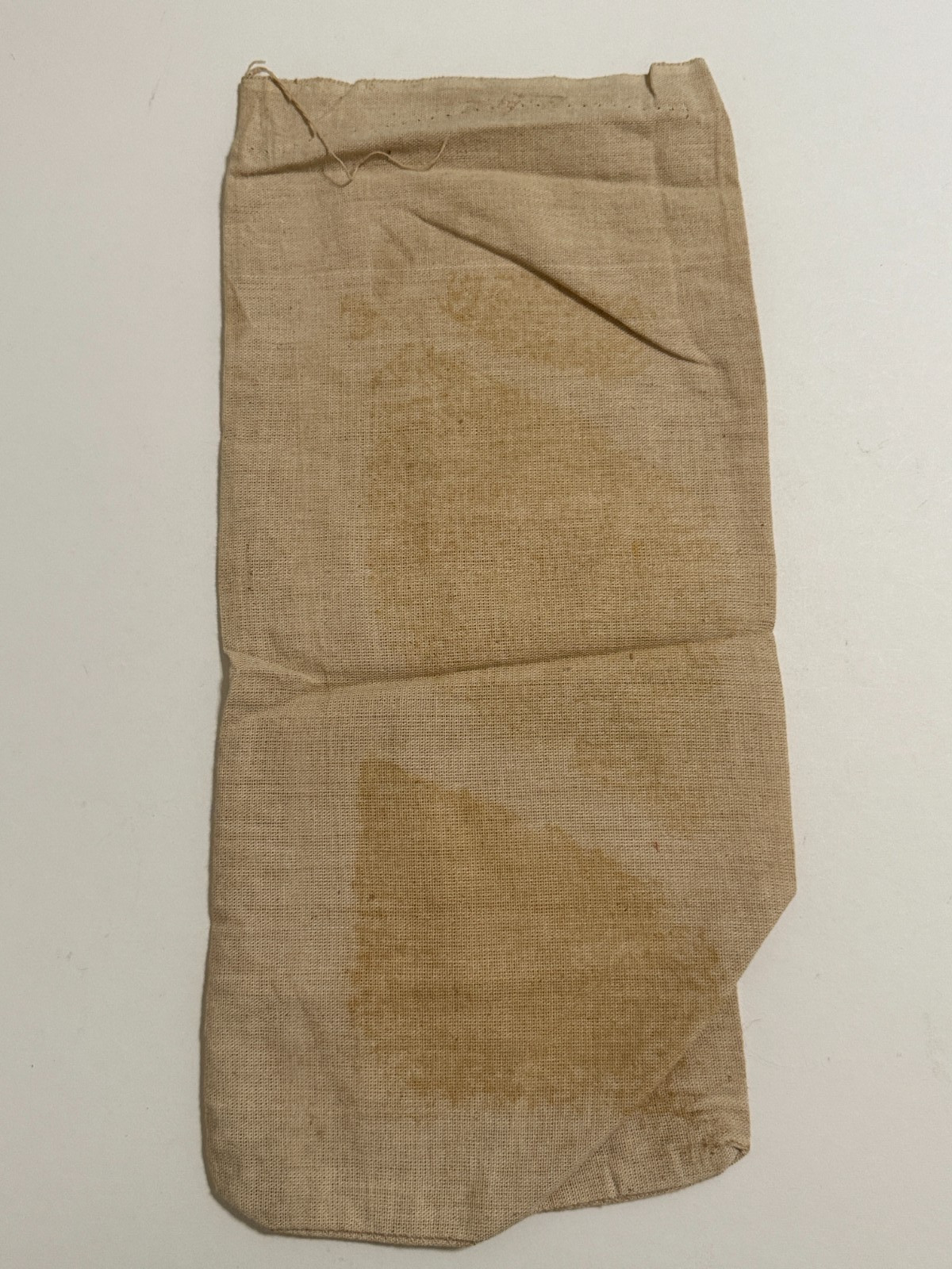 Vintage Lompoc California Pinquitos 10 lbs Bean Canvas Warehouse Sack