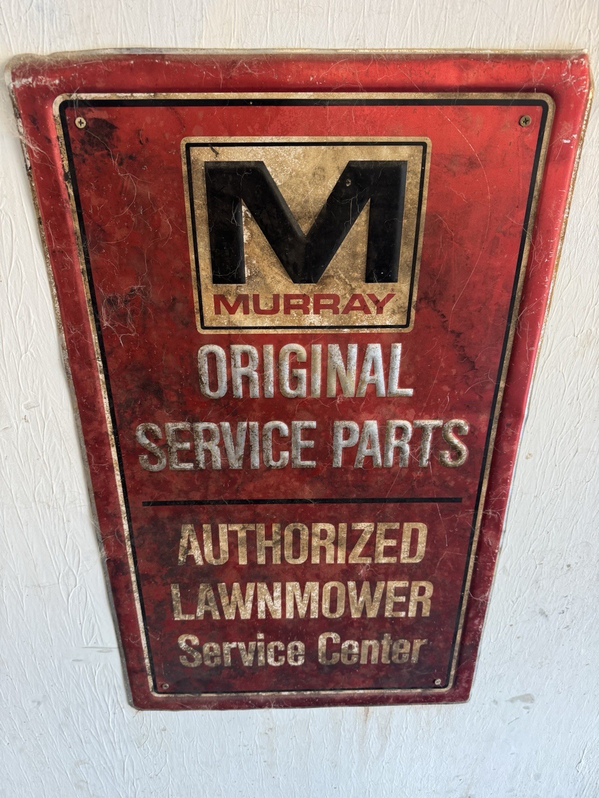 Vintage Original Murray Lawn Mower Wall Decor Sign/Collectible