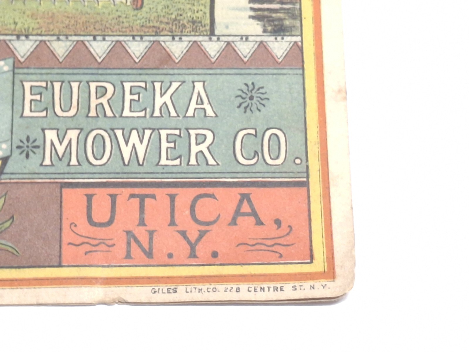 Eureka Mower Litho Advertising Trade Booklet 1880&rsquo;s Utica New York