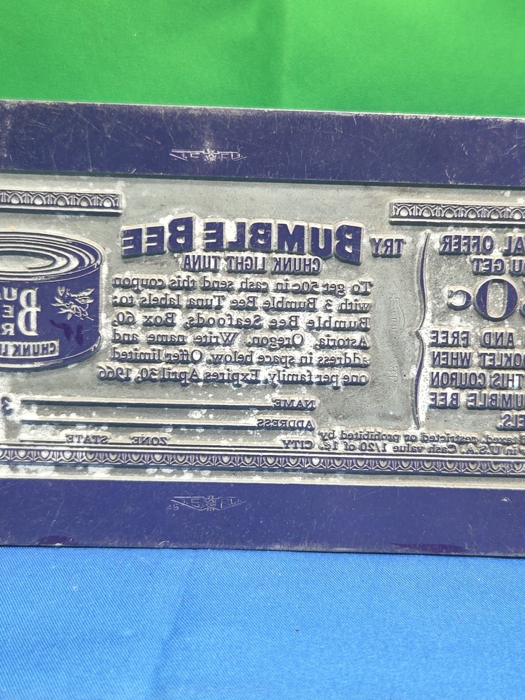 Try Bumble Bee Tuna Coupon Special Newspaper Ads Museum Ink Print Block Food