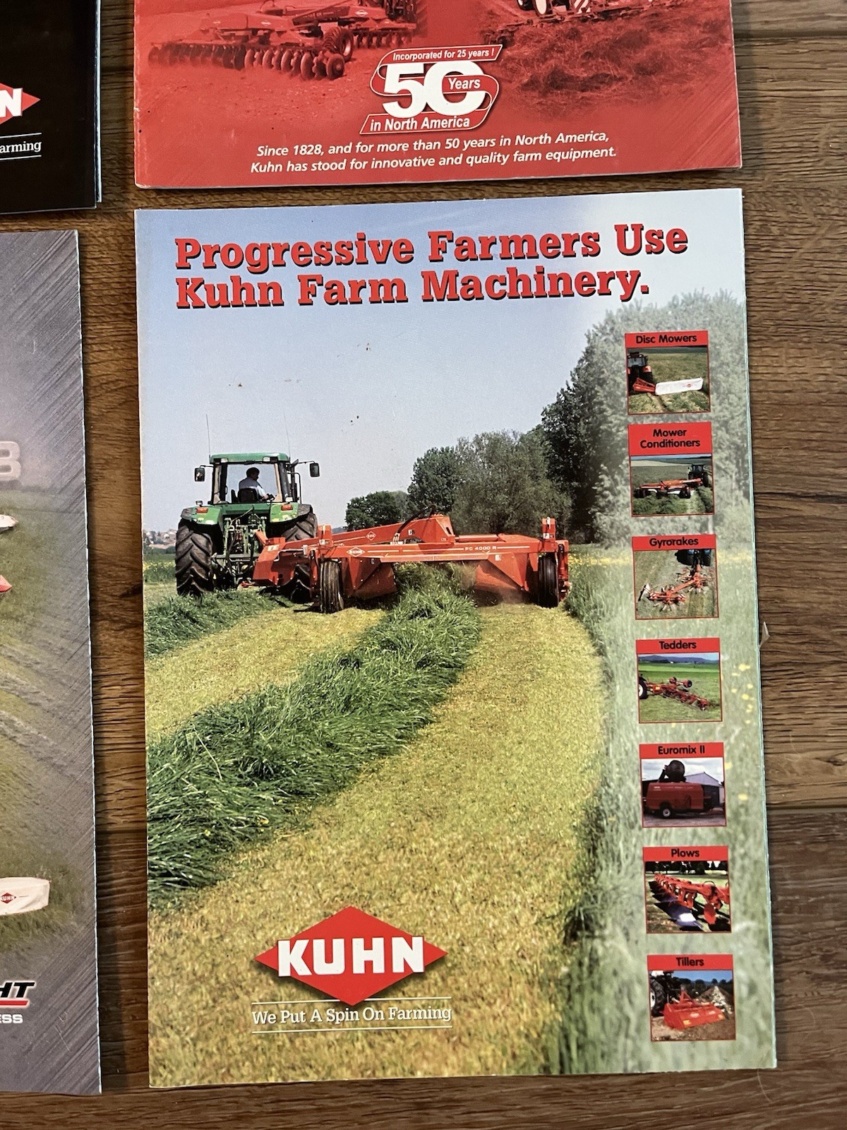 2002-2003 KUHN Farming Retail Price List USA And Farming Brochures