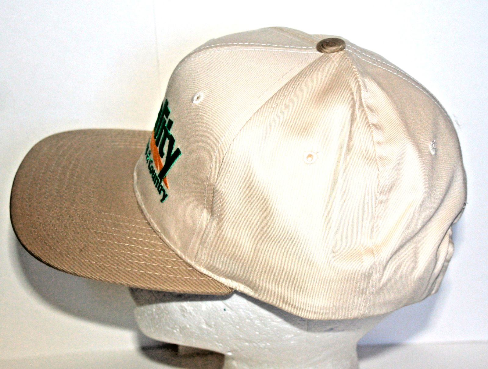 1990s Quality Farm & Country Lawn Mower Farming Trucker Cap Hat New NOS OSFM