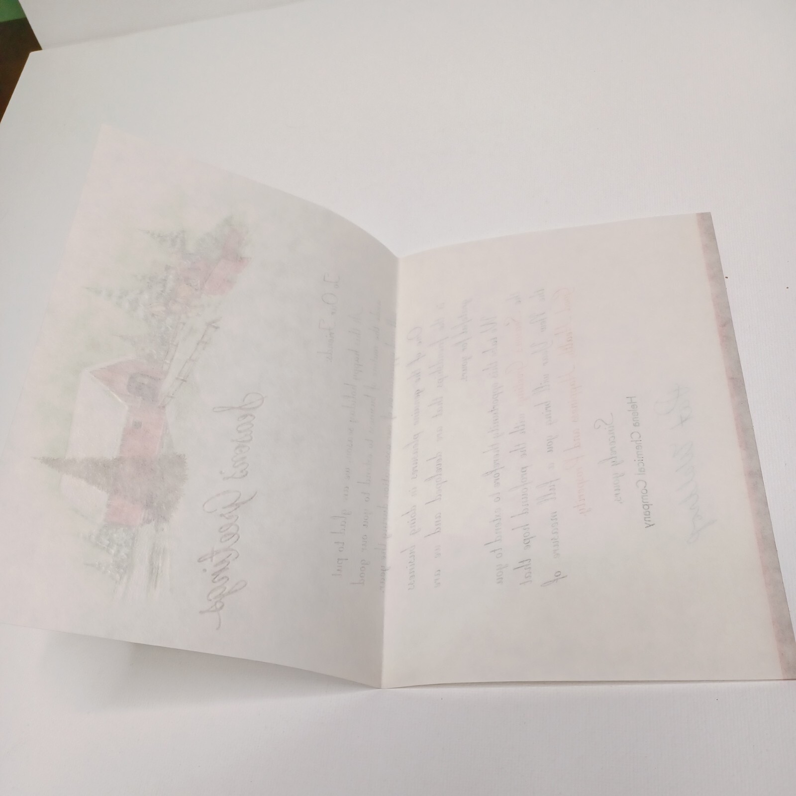 Vintage Helena Chemical Company Christmas Greeting Letter ALABAMA