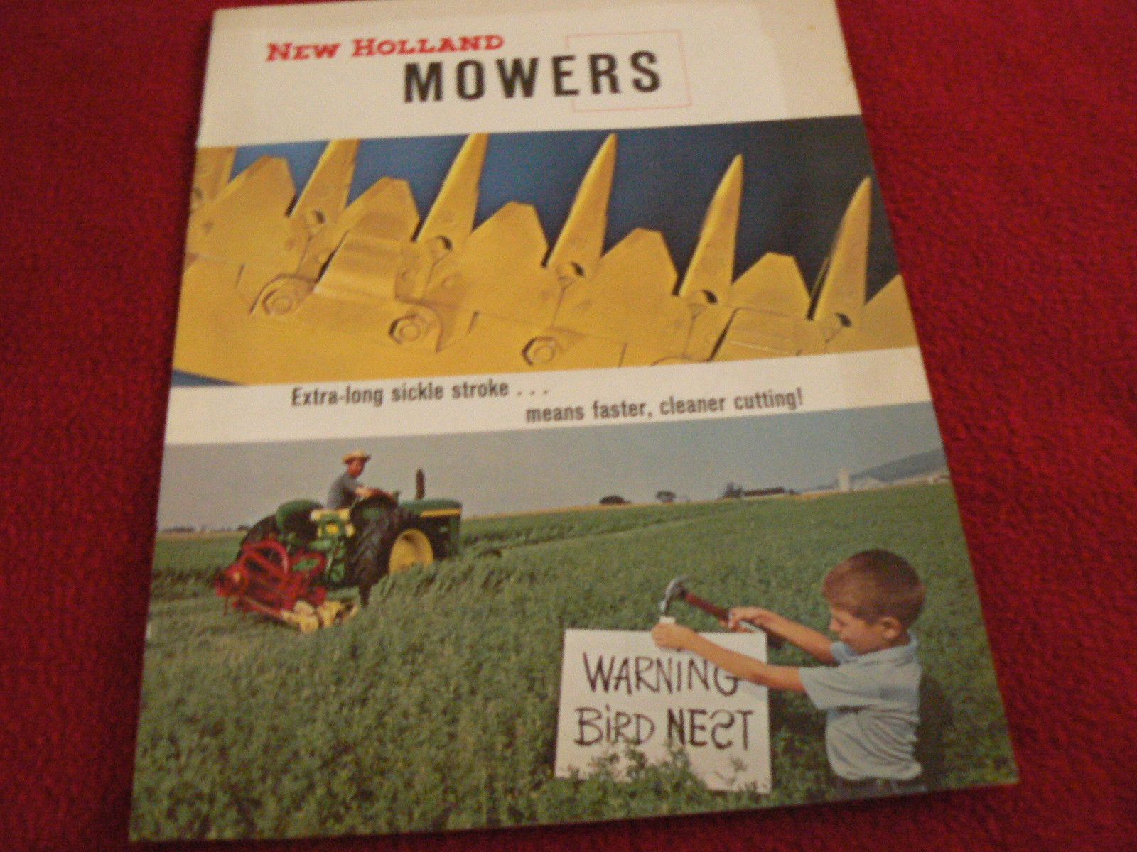 New Holland Model 45 46 47 450 455 Mower Dealer&rsquo;s Brochure