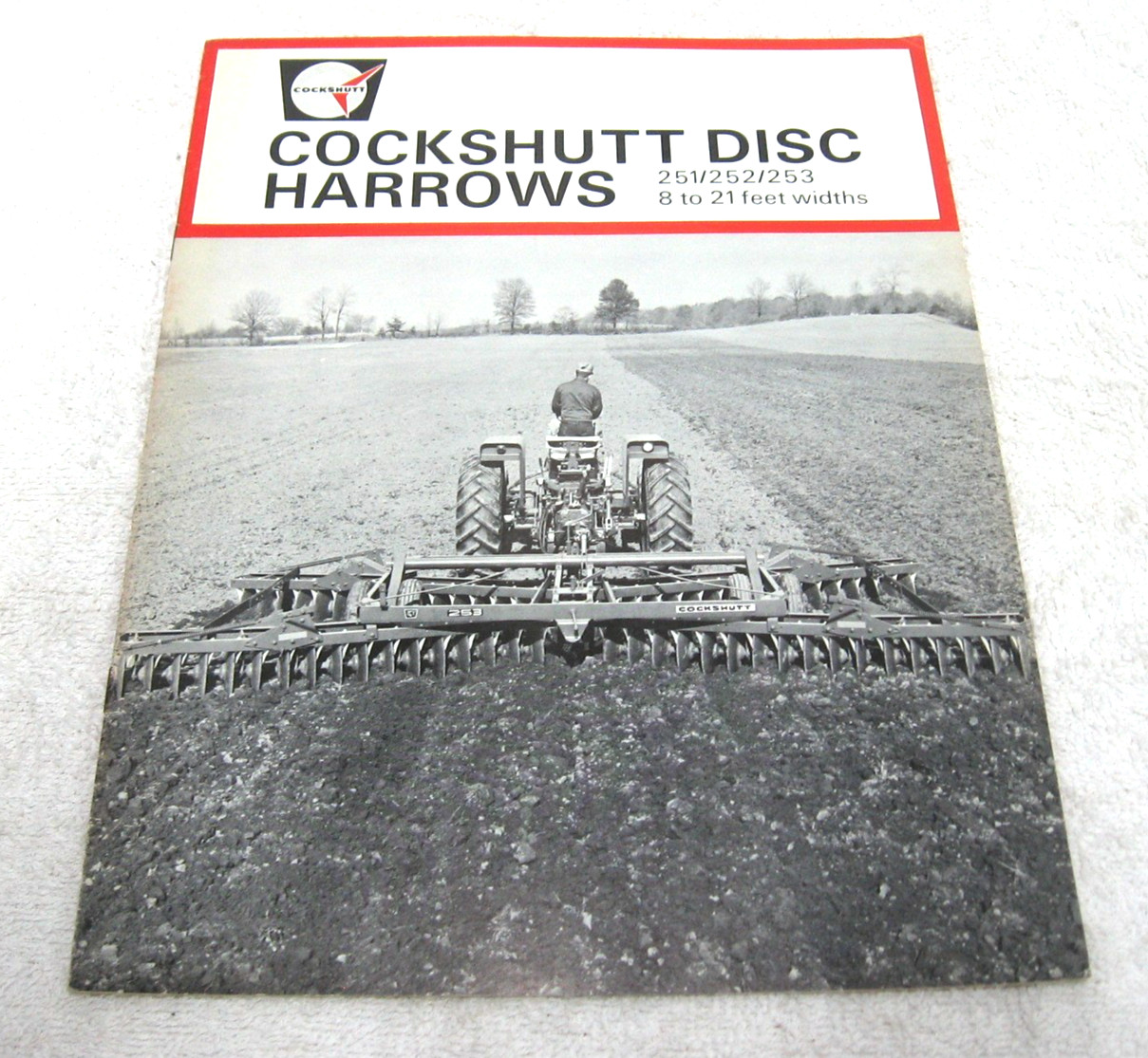VINTAGE 1968 COCKSHUTT TRACTOR 251 252 253 DISK HARROW BROCHURE ORIGINAL