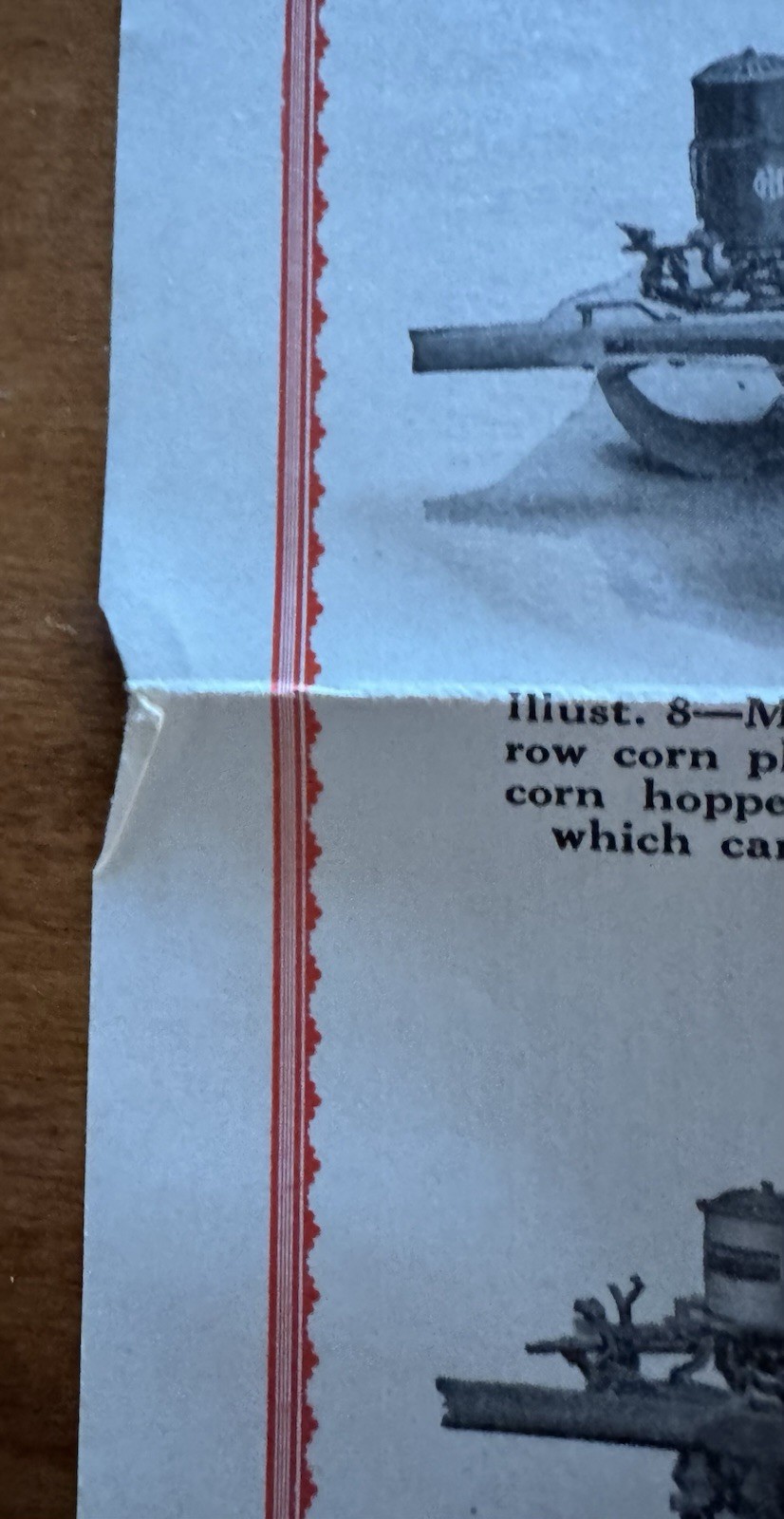McCormick Searing 1831 1931 Corn Planter Brochure Color Illus Fold Out Farm