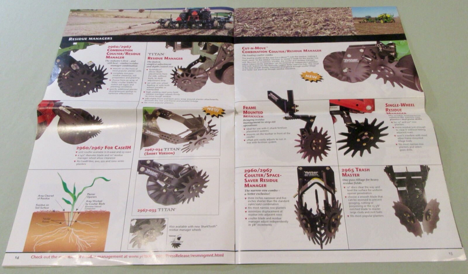 Yetter Manufacturing Co. Productivity Tools And How To Use Them Brochure (2004)