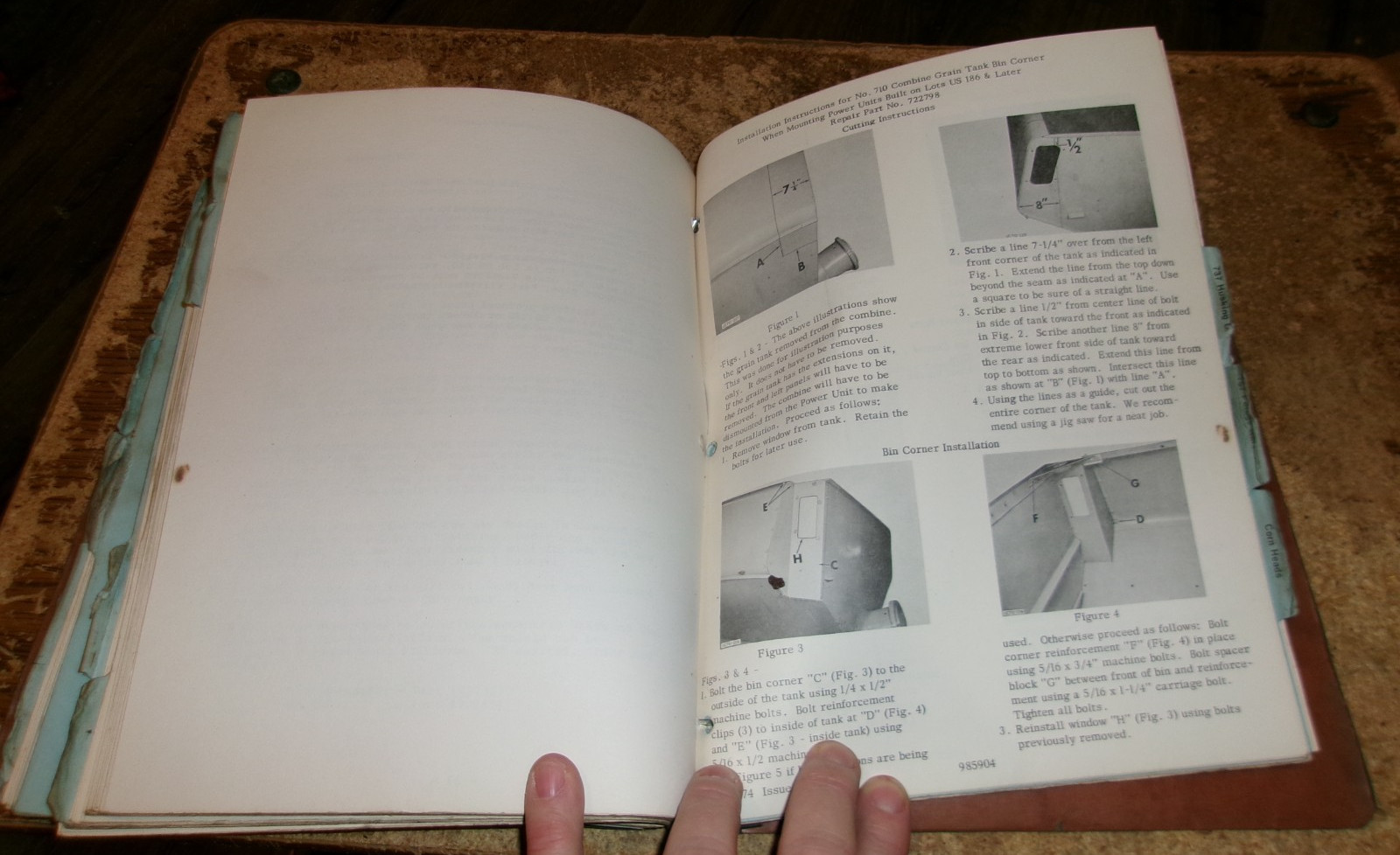 1975 new idea uni service manual in good shape used