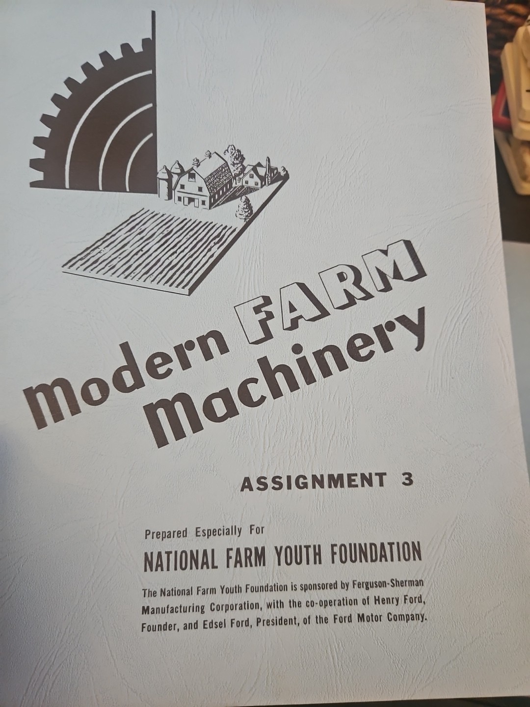 Set Of 5 Modern Farm Machinery Assignment 1-5 National Farm Youth 1941 Vintage