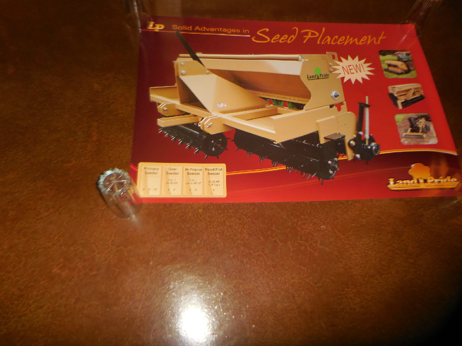 Original Land Pride Dealer Sales Poster Seed Placement Planters 24&Prime; X 36&Prime; NOS
