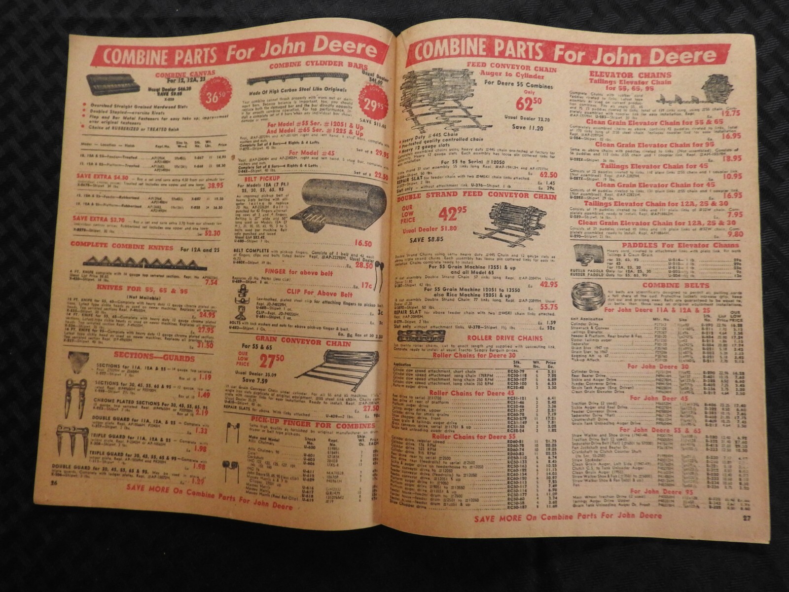 Tractor Supply Company 1961 Parts Catalog Case Ford John Deere MF IH AC Oliver