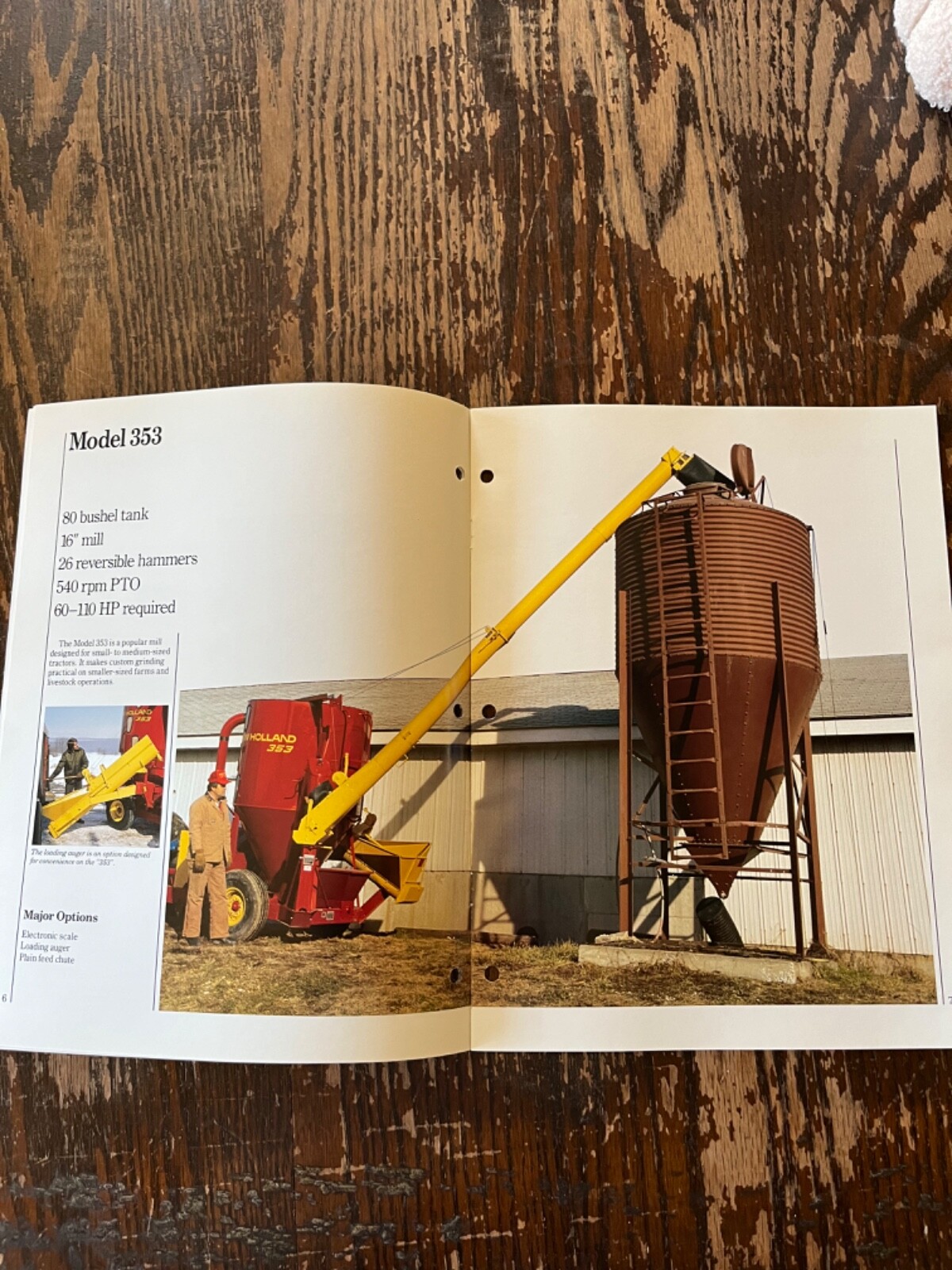 Vintage New Holland Grinder-Mixers 353 355 358 359 Brochure
