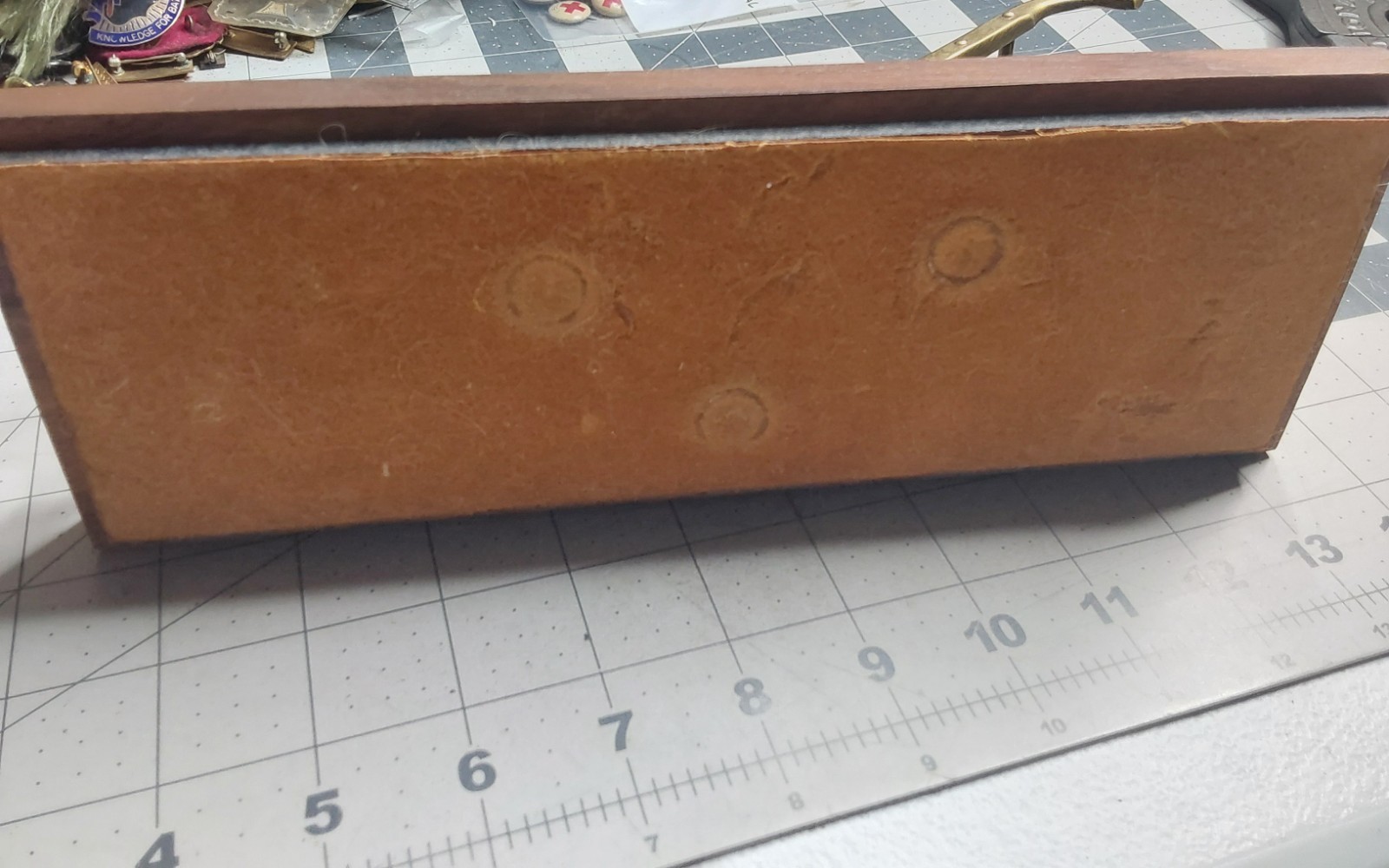 A.C.R. Limited Craftsman Brass Plow On Wooden Stand 10 Inches