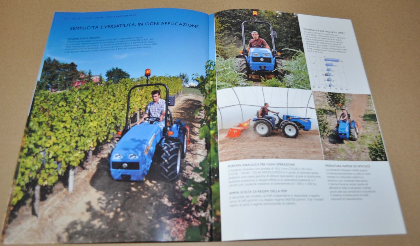2013 New Holland TI3 Tractor Brochure Prospekt IT