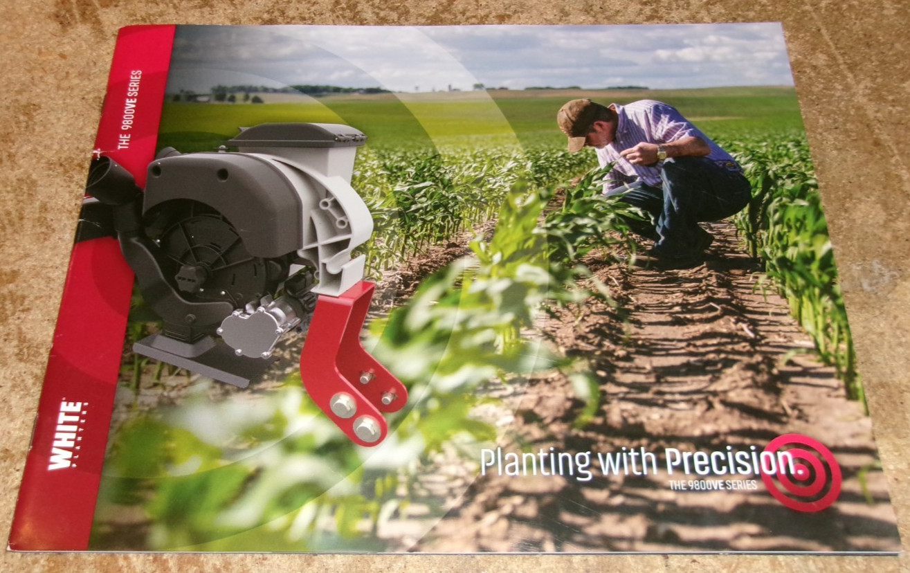 2016 white 9800VE series planters brochure in nice shape used