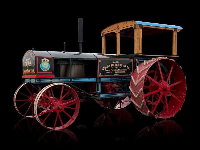 Rumely Model 20-40 Gas Pull Tractor, LaPorte NEW Sign 24×30&Prime; USA STEEL XL Size