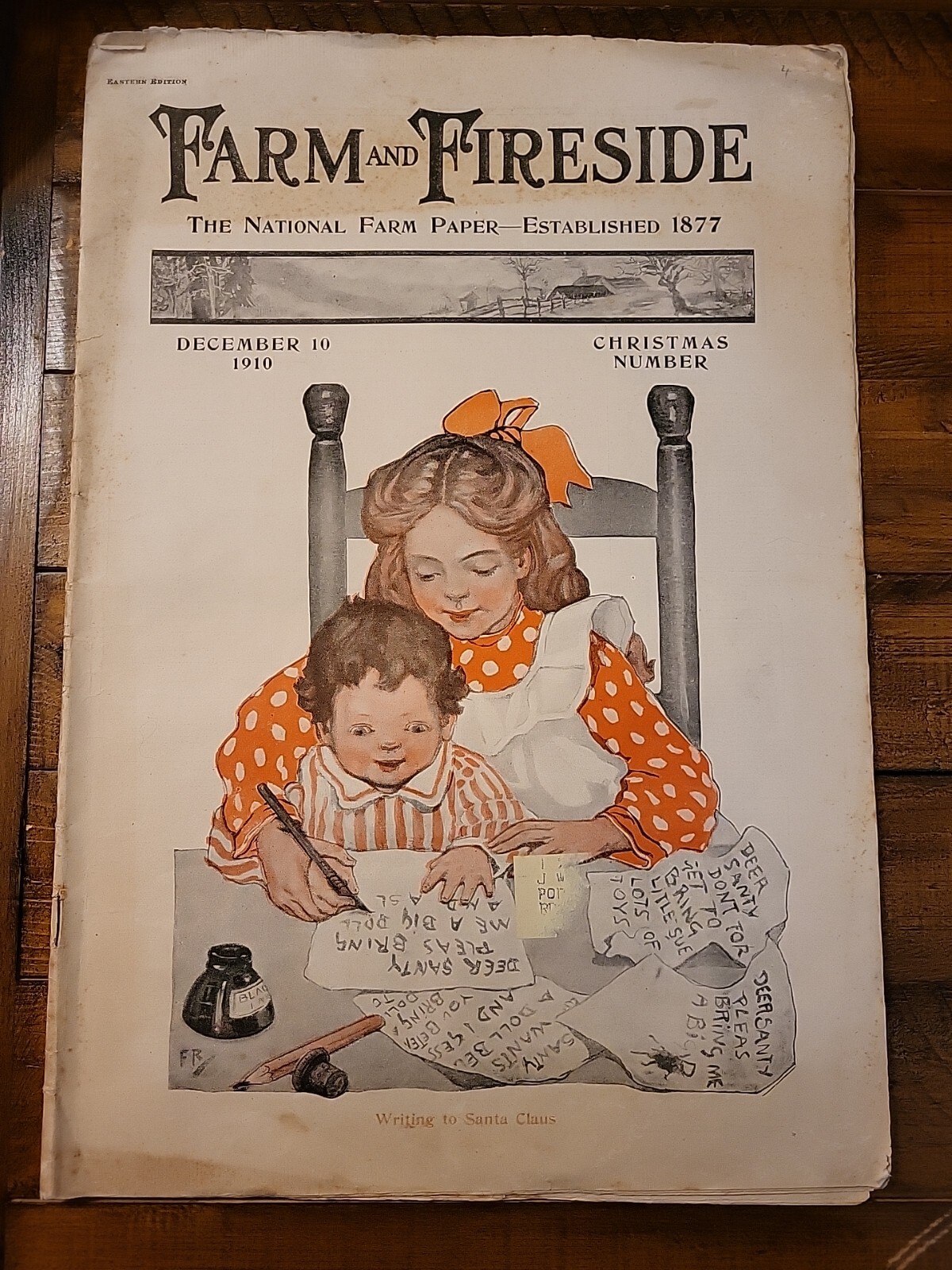 1910 Farm And Fireside – National Farm Paper Magazine Christmas Issue