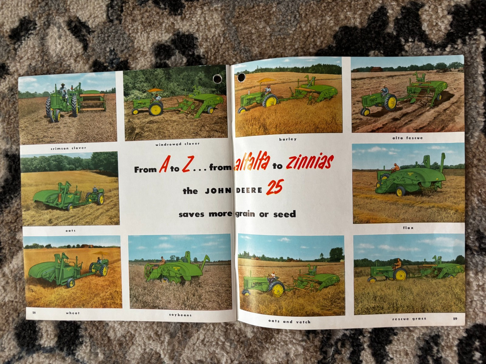 John Deere 25 Combine For 1953 Brochure DCPA26